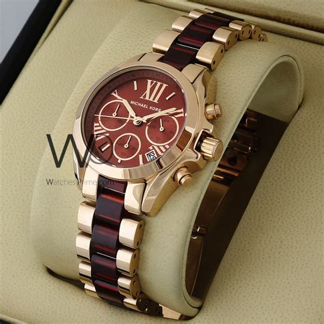 michael kors watches for men red|Michael Kors red watch women.